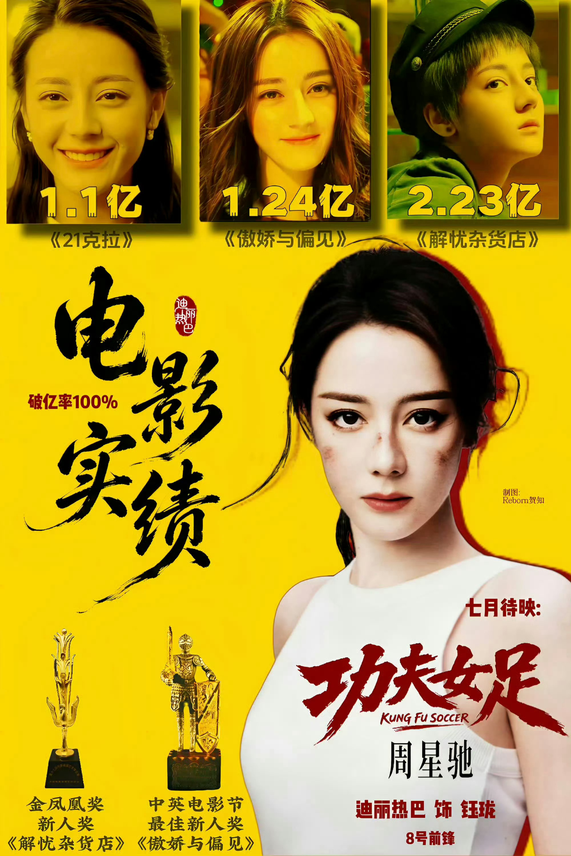 李登科聊迪丽热巴杨紫没有电影资源只知道迪丽热巴《女足》将在7月定档 