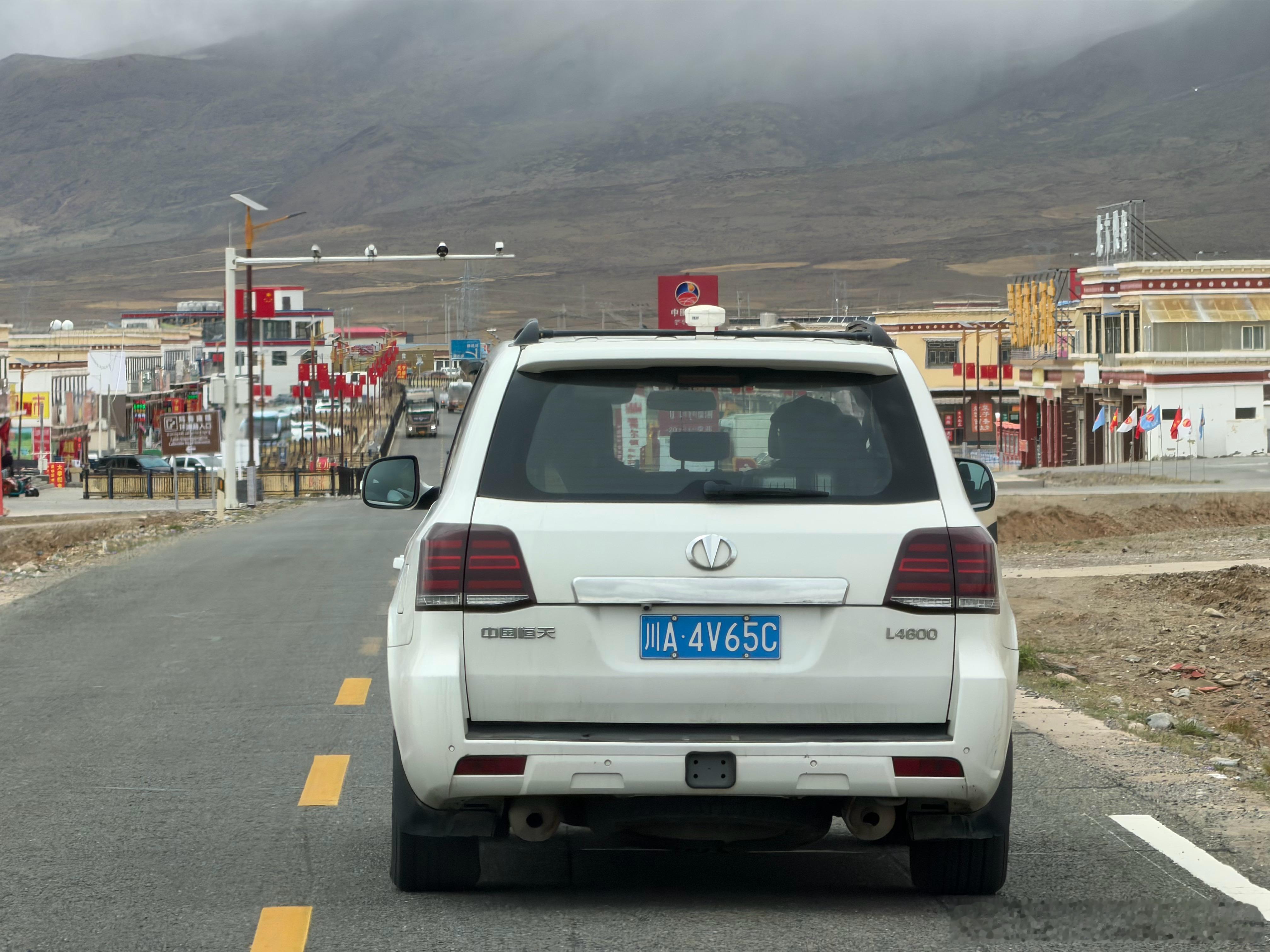 这车真有人买！这两天看还不少呢，恒天L4600国产4.6L V8自吸，远看就是L