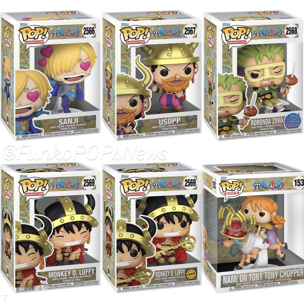 Funko Pop! 艾尔巴夫篇路飞、索隆、娜美、乌索普、山治潮玩手办公布！海贼