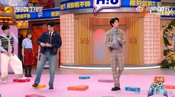 魏晨游刃有余魏大勋匆匆忙忙魏大勋四肢各跳各的你好星期六这期节目也太精彩了！魏晨跳