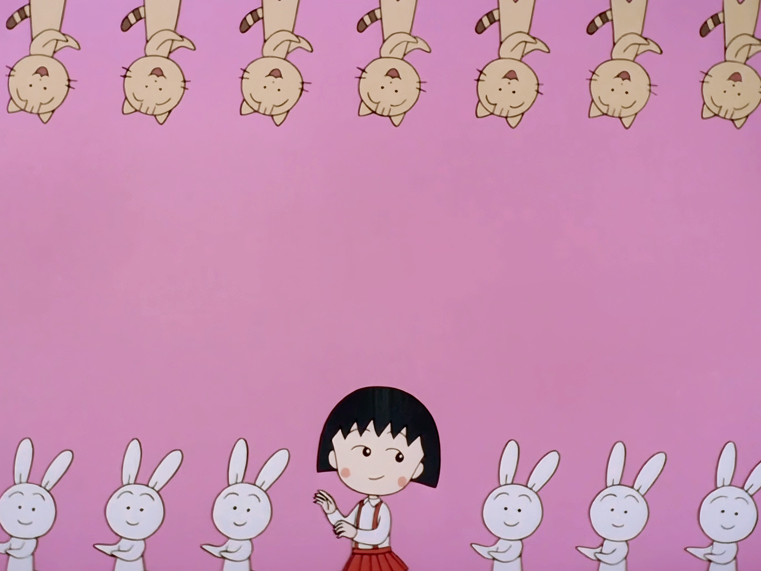 好适合做背景的樱桃小丸子 