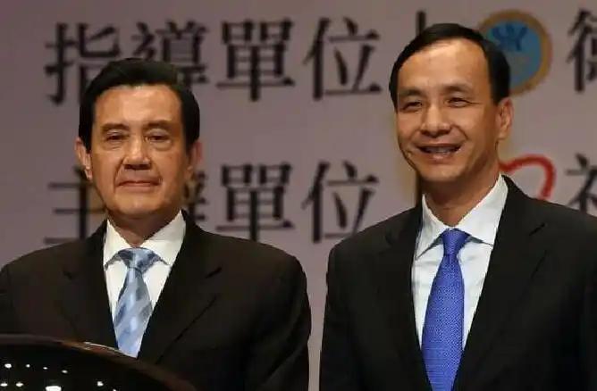 台湾国民党内部早就分裂成了两条完全不同的路，一条是马英九、朱立伦领头的亲美派，他