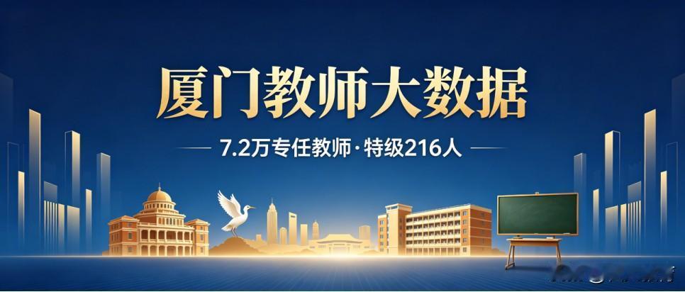 厦门教育家底都有啥？厦门的教师大数据来啦！
先说总数——厦门全市教职工9.45