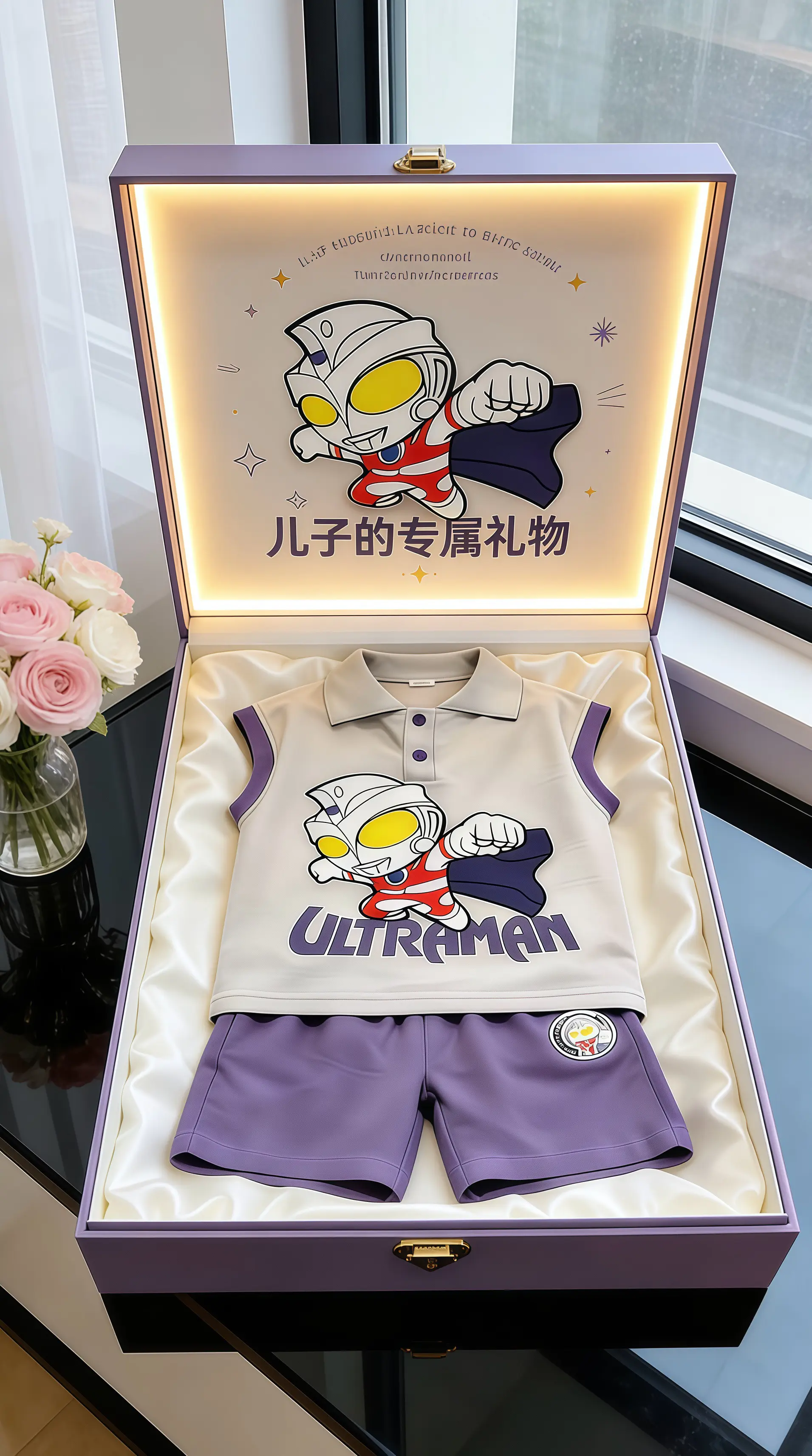 奥特曼男童套装 奥特曼短袖短裤套装 人类幼崽的春日限定穿搭 男宝穿搭 ...