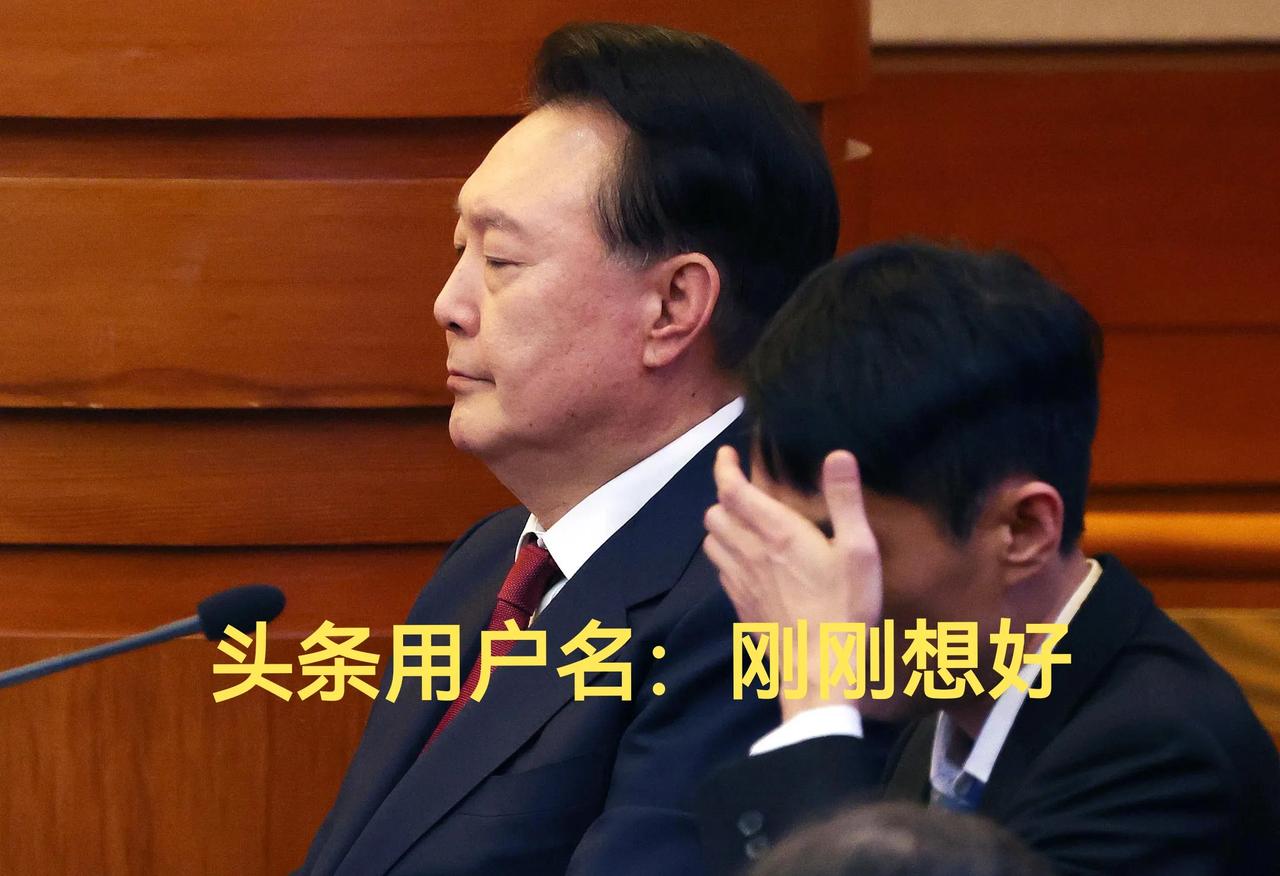 尹锡悦确实胆色过人，宪院审理
事关“晚节”，他可以闭目，旁边的律师也在打瞌睡？