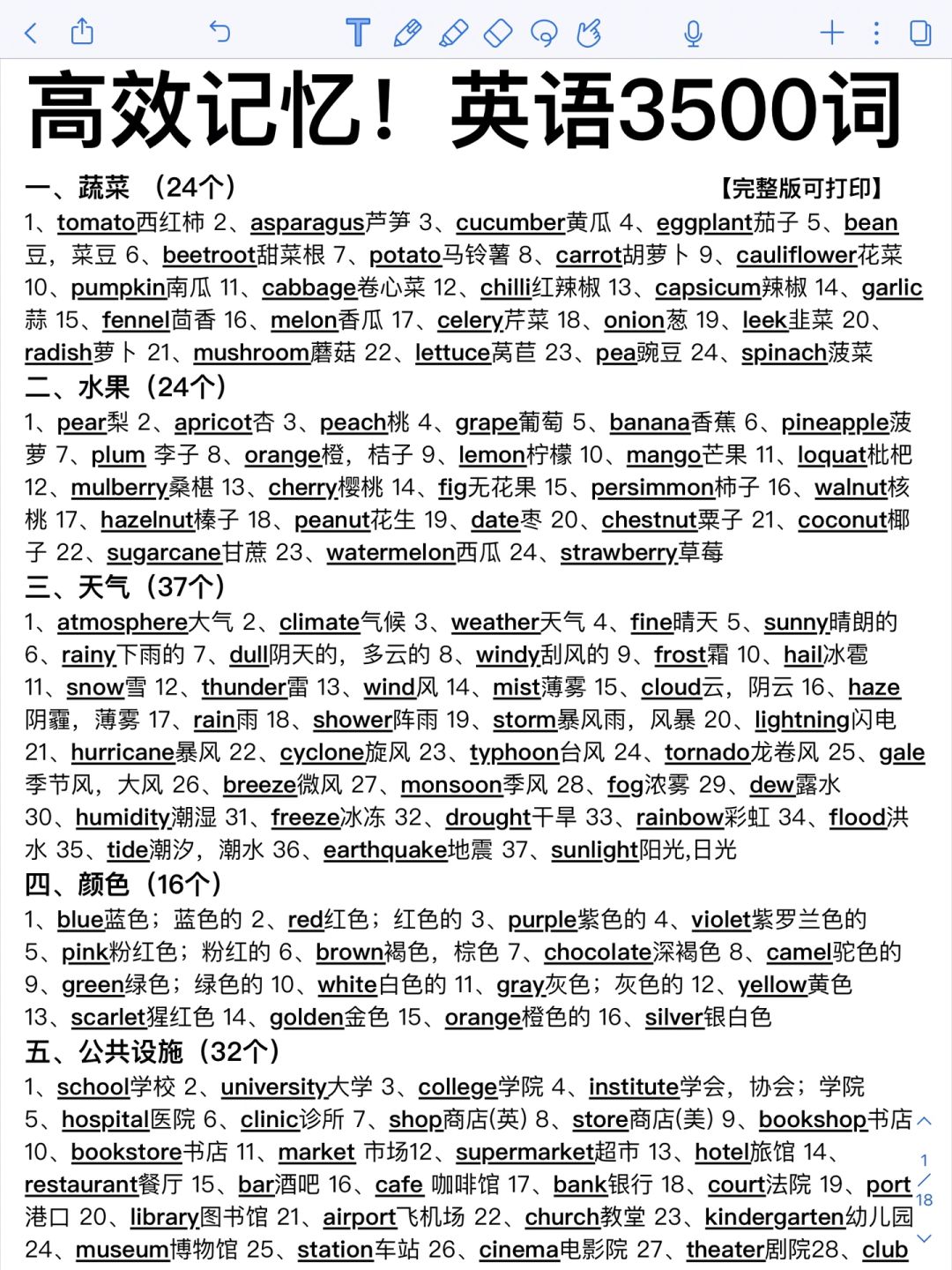 7天搞定！英语3500词！英语特差生一定要背