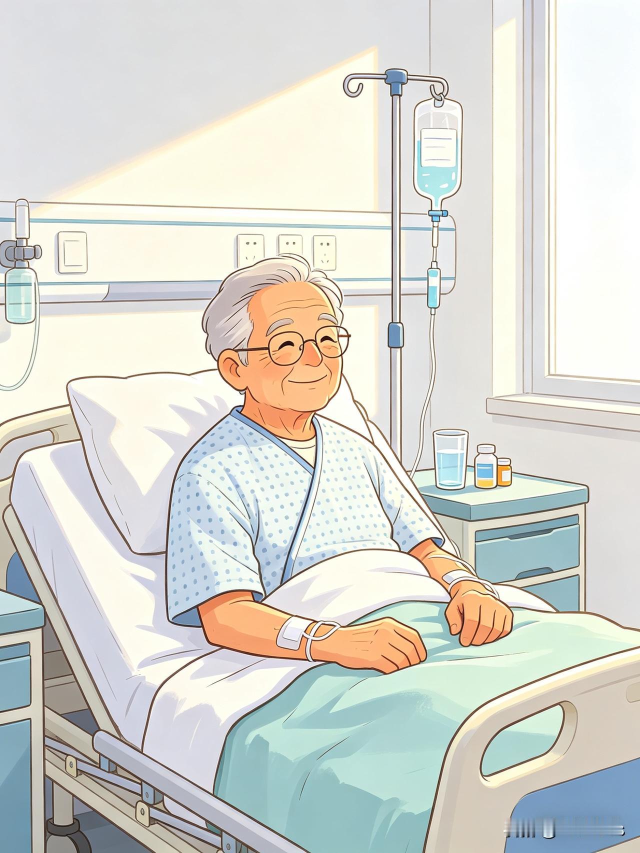 带父亲看病，瘦哥又气着了

话说昨天公公吃坏了肚子，瘦哥带他去医院看病。

其实