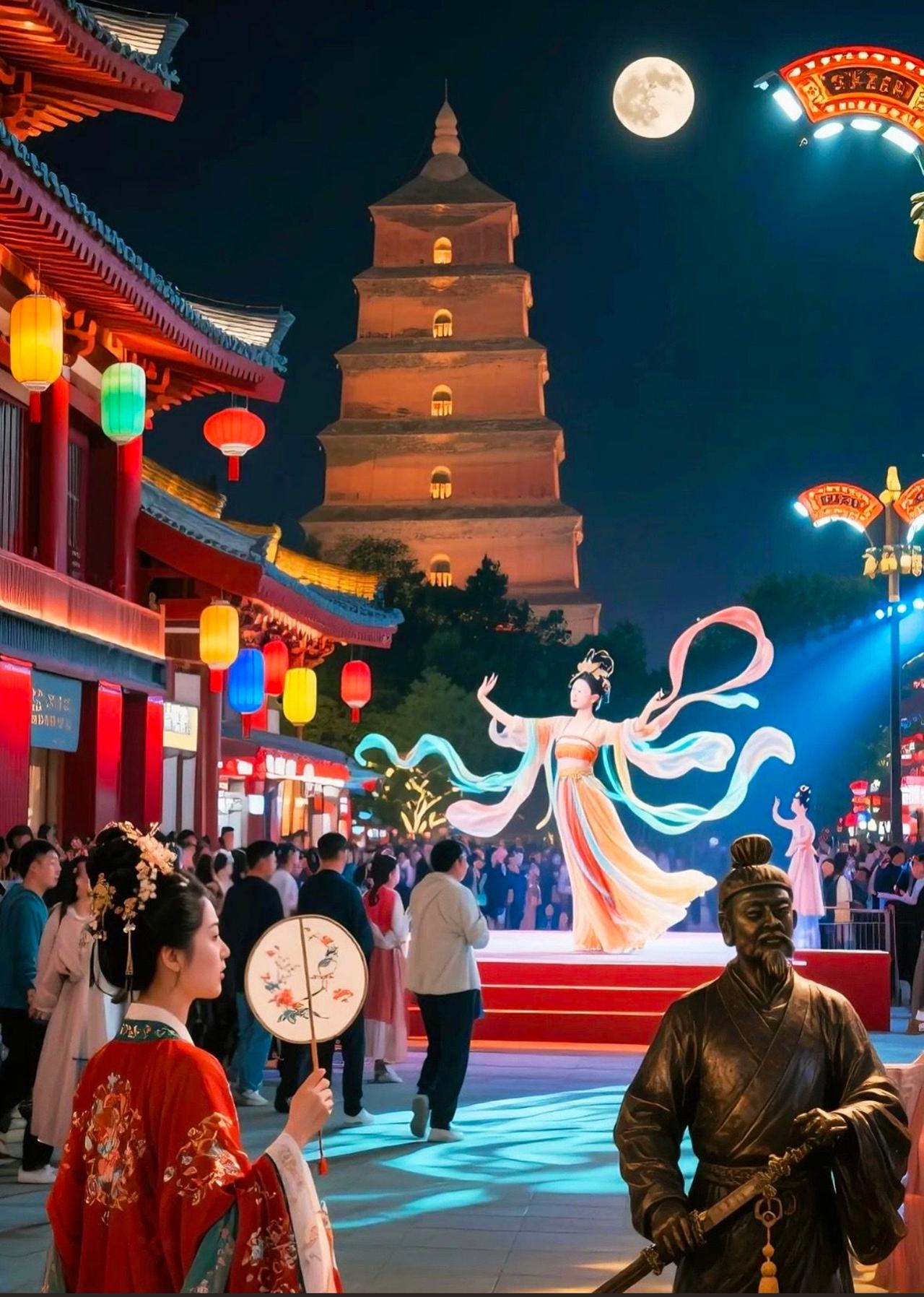 西安果然是一个神奇的地方，明明20多名开外的GDP排名，但城市里面却是热闹非凡，