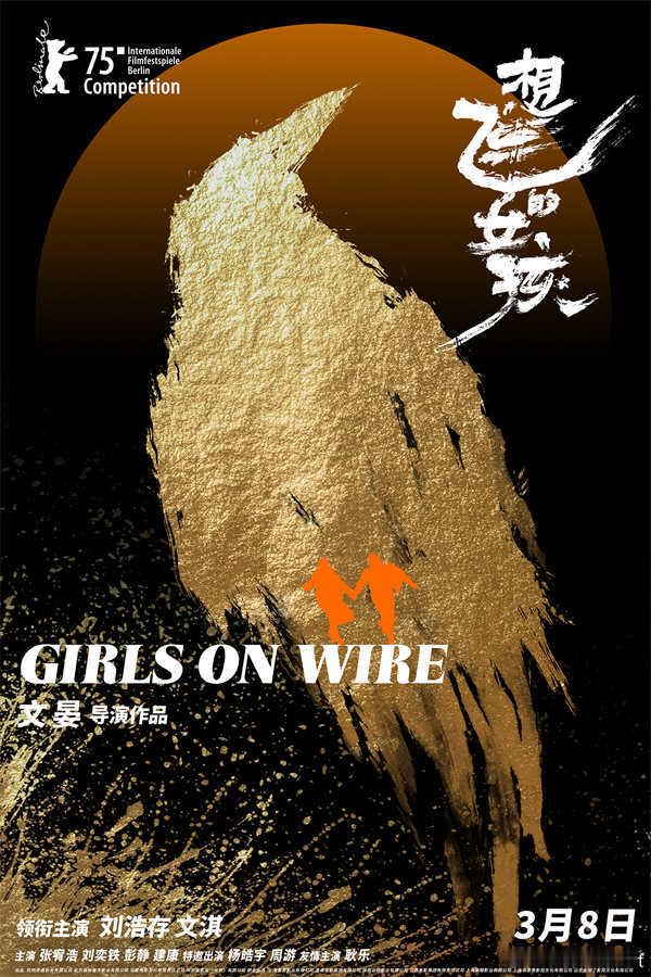 想飞的女孩入围柏林主竞赛  想飞的女孩定档  由文晏编剧、导演，刘浩存、文淇领衔