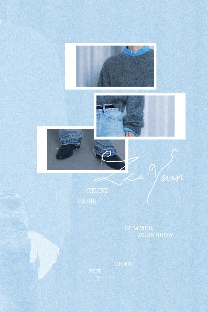 陈哲远时装周两套look陈哲远时装周造型出图 陈哲远时装周两套look，陈哲远时