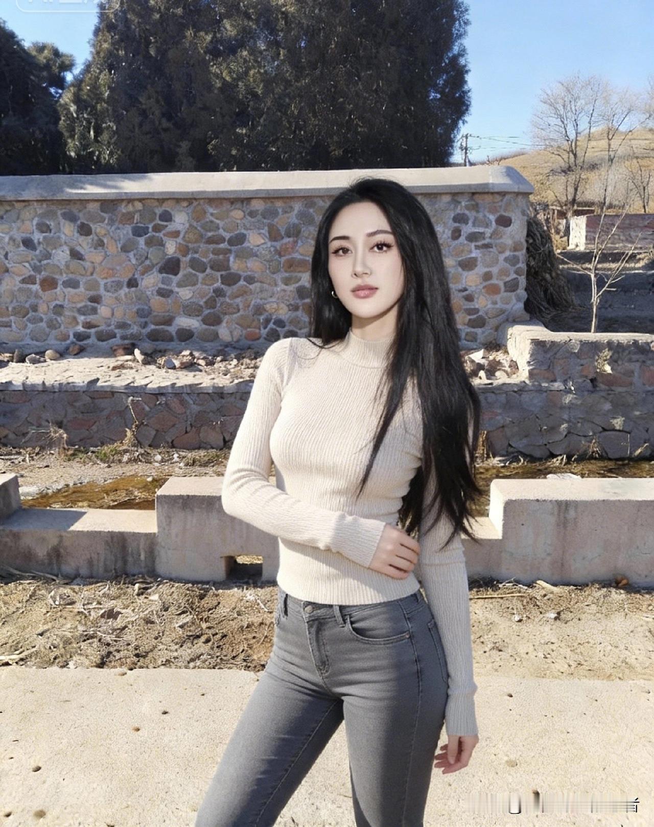 分享在农村遇见的美女