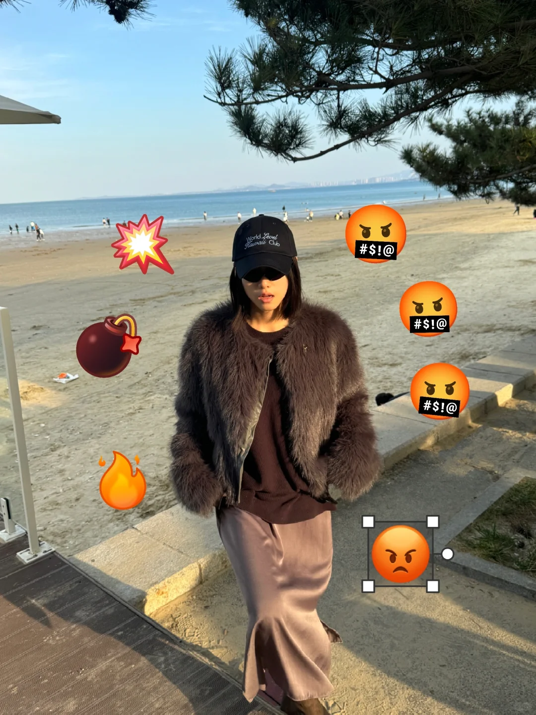 素颜偶遇明星！他捎了我一段😭😭