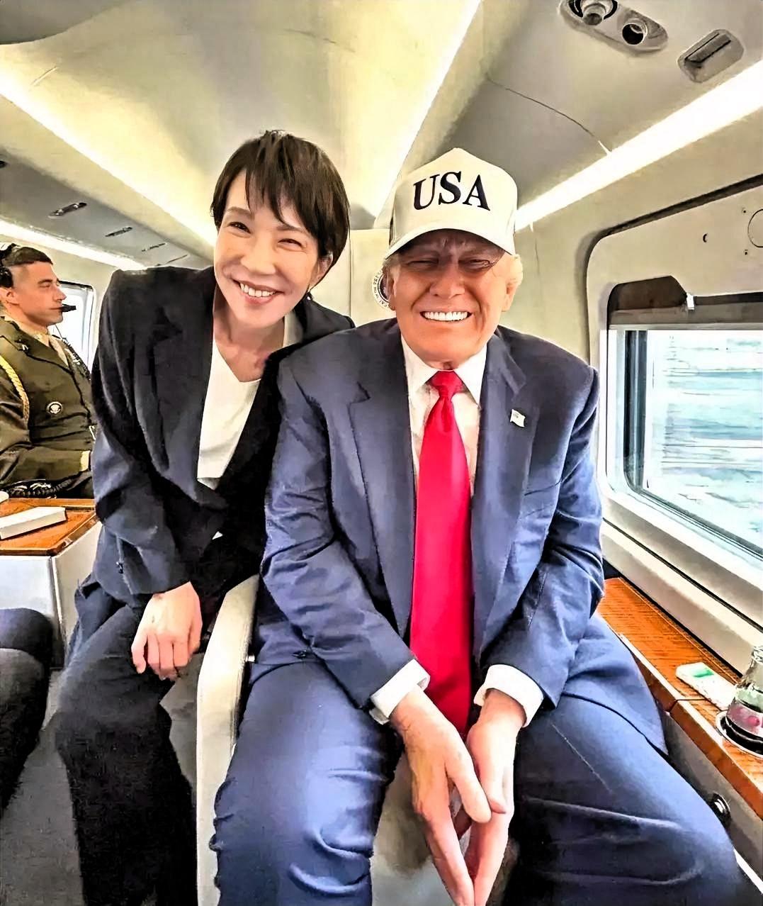 - 损害日本国际形象：高市早苗在与特朗普会晤时，以夸张的肢体语言、主动依偎等姿态