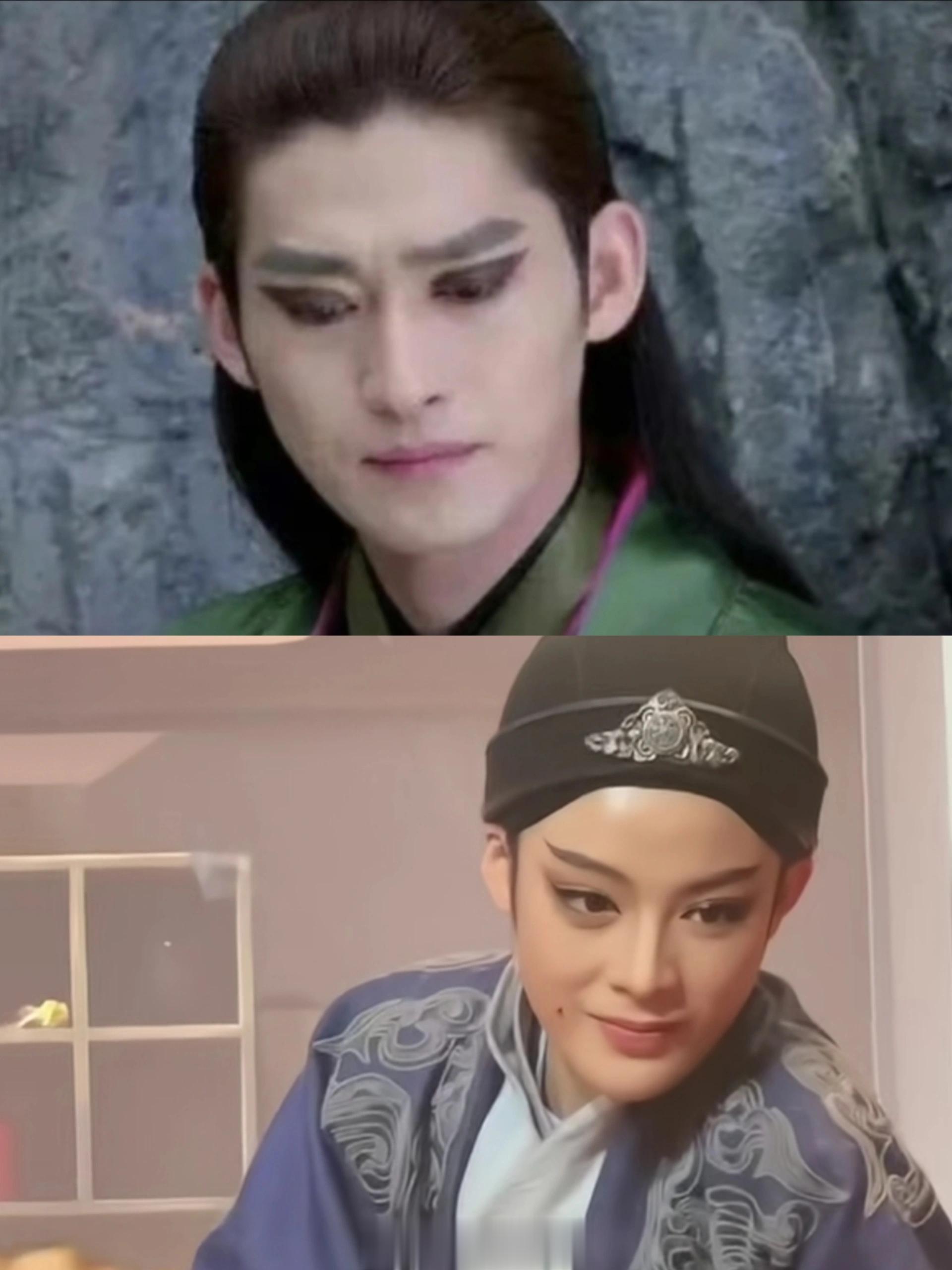 就知道，不是眼影的问题🤔终于明白为什么女扮男装也会被女的看上了，陈丽君的扮相太