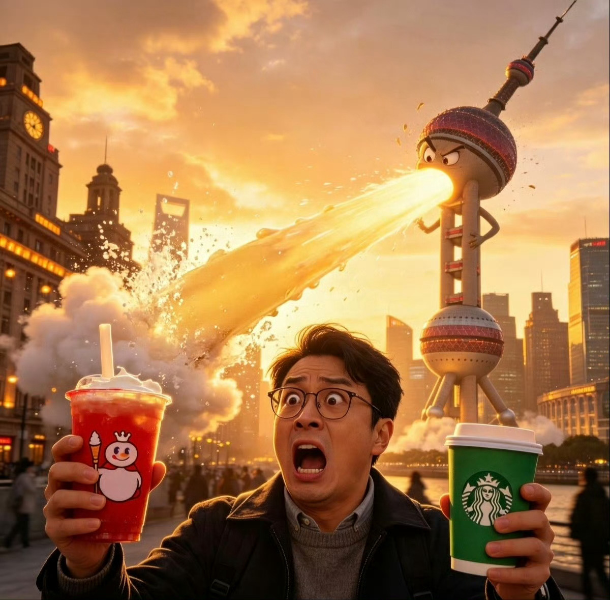 真的星巴克的高价还能撑多久真的，真的瑞幸的品质和星巴克差不多蜜雪冰城星巴克蜜雪冰