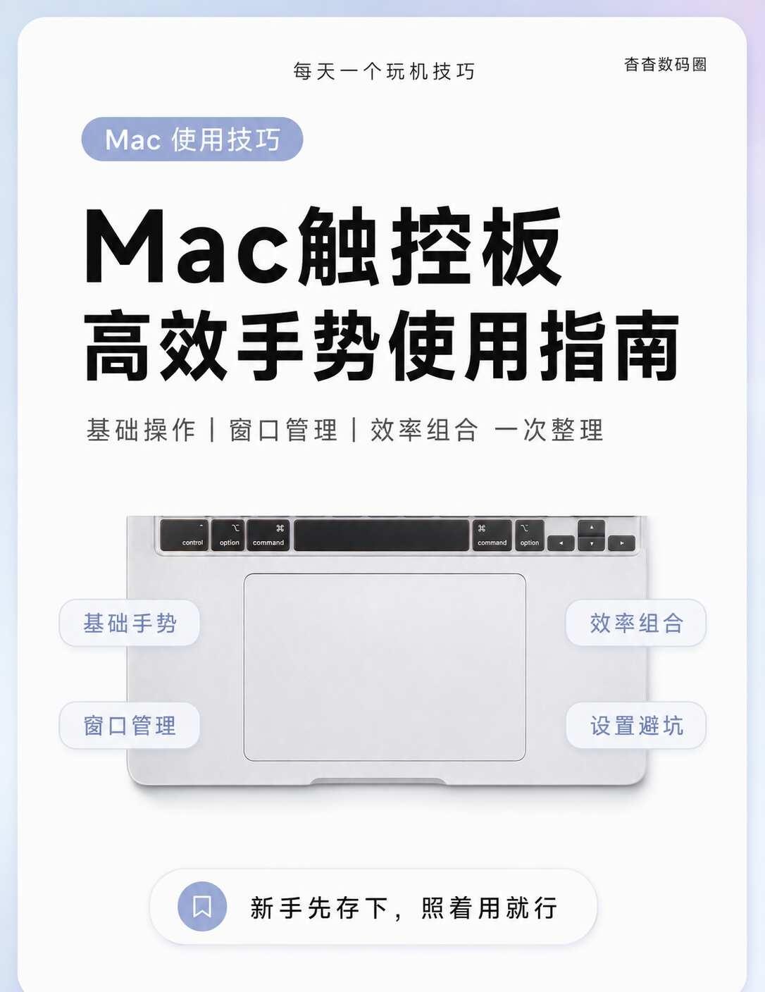 Mac触控板别只会点按，这些手势真的要会
刚开始用Mac的时候，我一直把触控板当