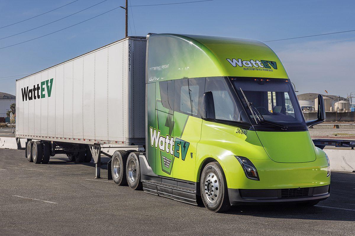 WattEV订购370辆Semi，特斯拉确认订单已近1000辆5月6日，Watt