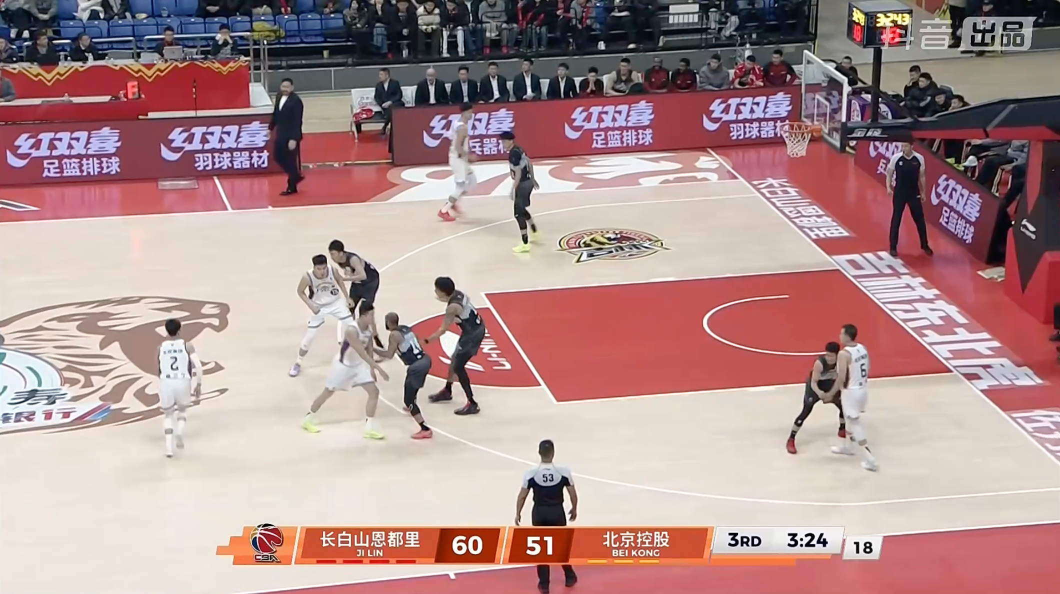 北控全华班对双外吉林？吉林男篮vs北控男篮