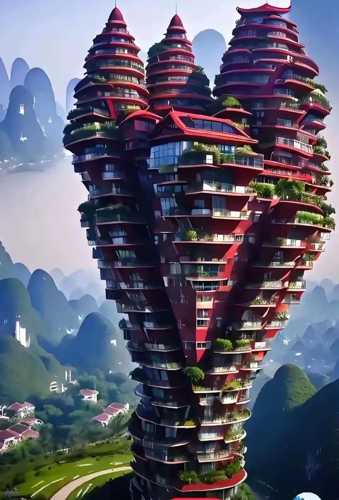 巧夺天工！这房子谁敢住啊？