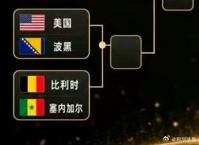 这个角有点意思，美国和比利时如果能顺利会师，你猜美国会不会复仇？去年热身赛比利时