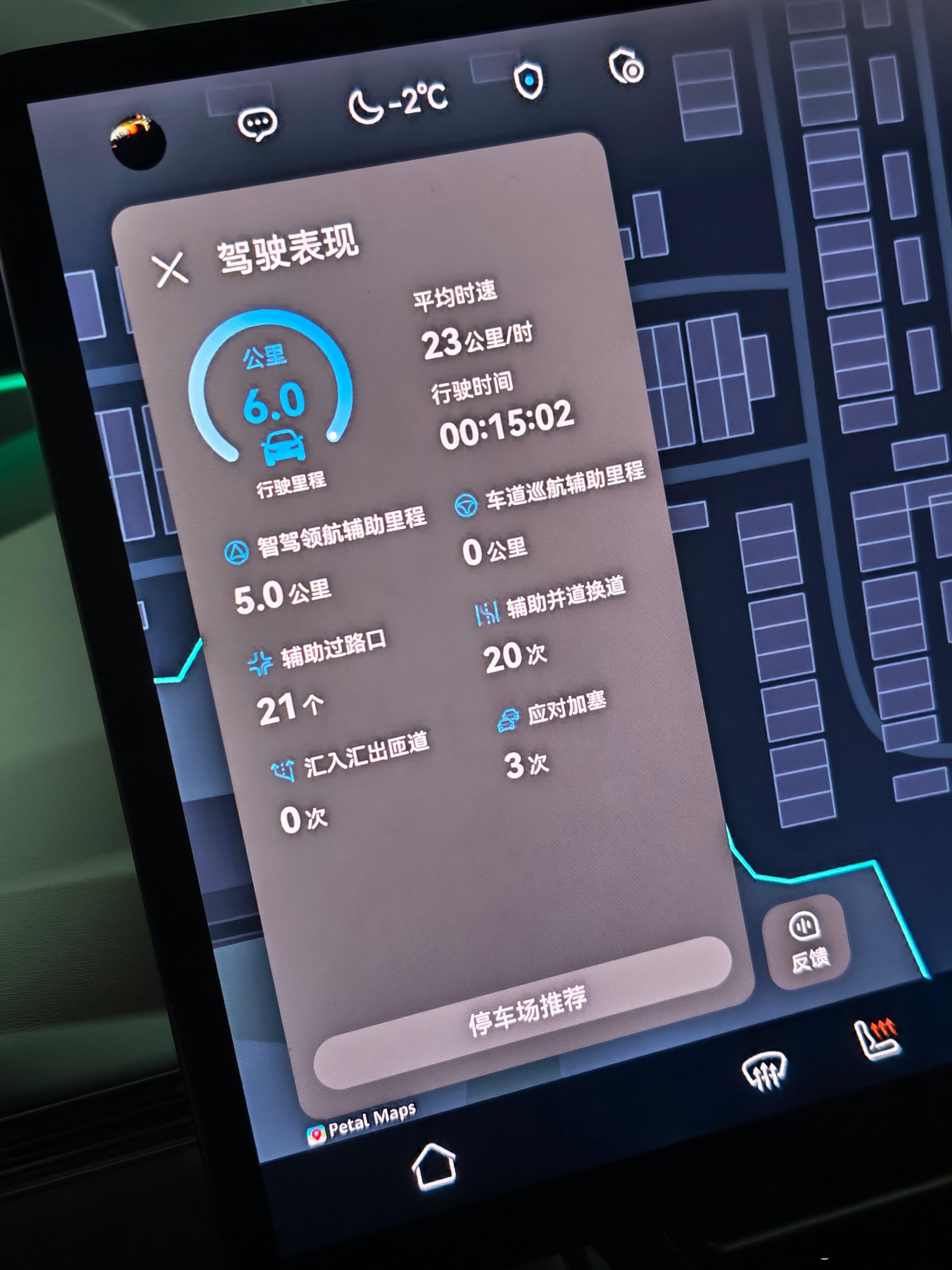 智界S7的智能辅助驾驶真让人省心，开回家直接停车位上。 