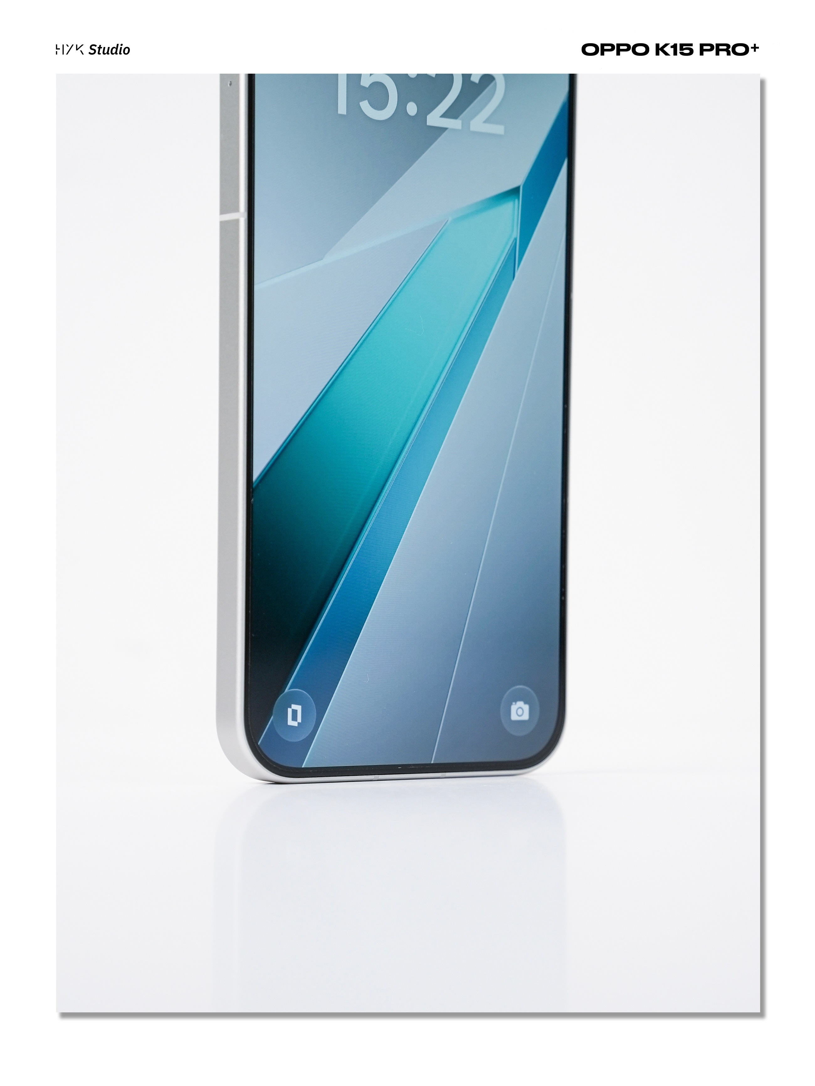 HYK图赏｜OPPO K15 Pro+「赛博光翼」，白色机身、三颗岚影呼吸灯再搭