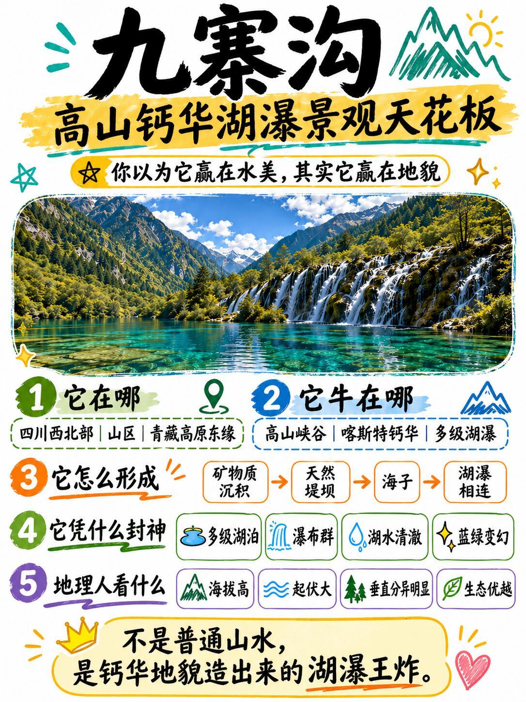 用地理视角打开中国Top10景区。看懂中国顶级景区的地貌密码。其中有你的五一旅行