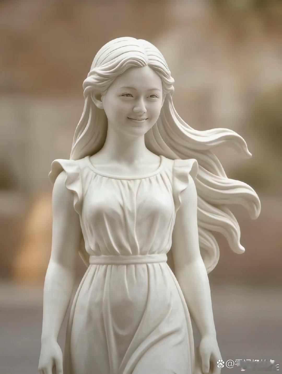 网友帮着设计的大s雕塑，比具俊晔设计的更传神。 