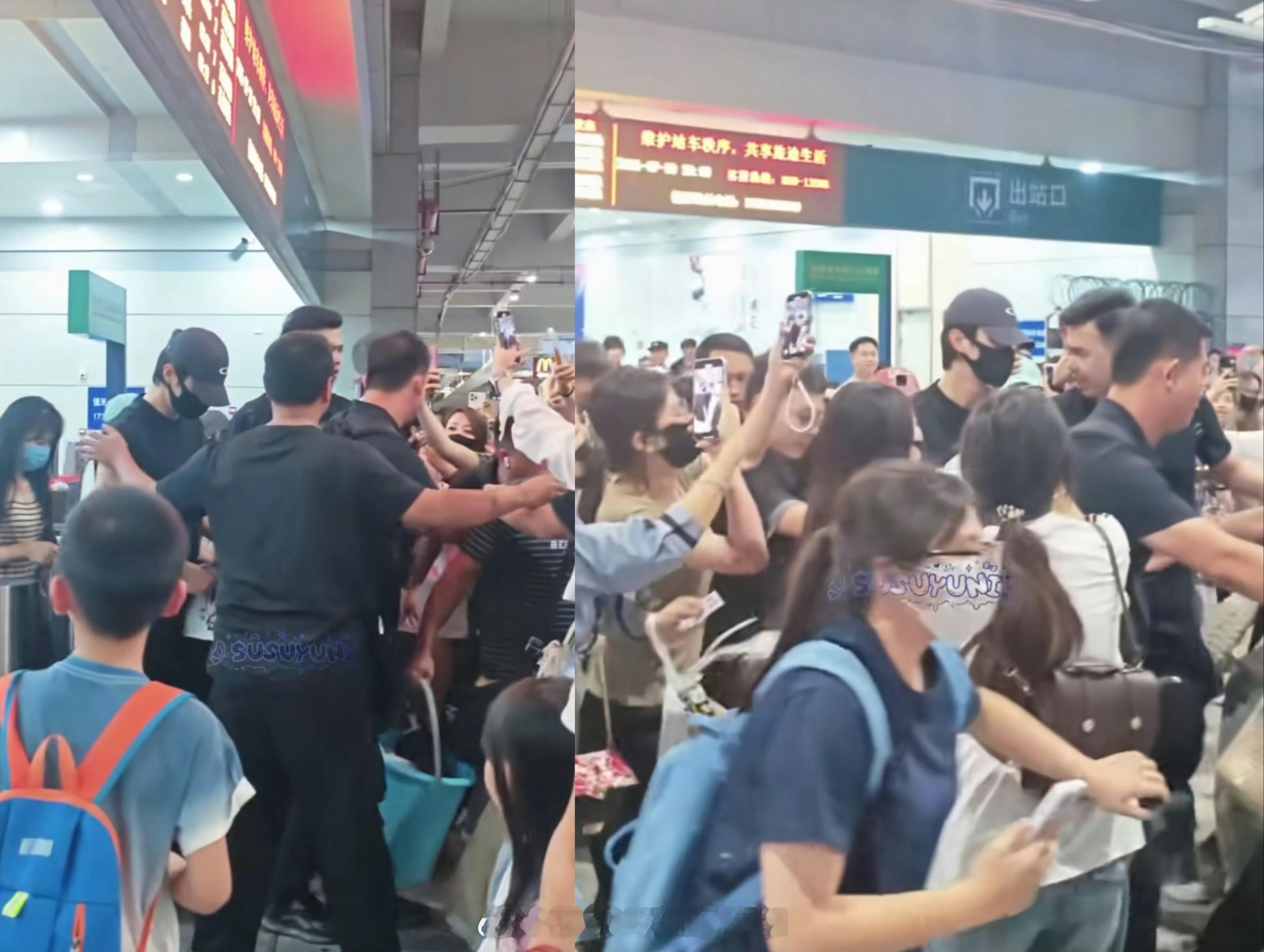 许凯怒吼跟拍粉丝 首先标题要改成私生代拍，不是真粉丝哈，这种私生代拍是真的影响周
