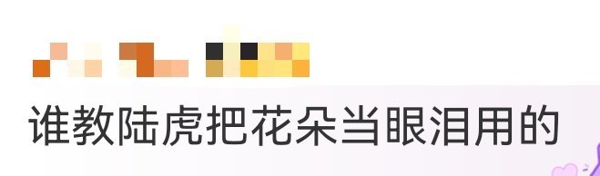 谁教陆虎把花朵当眼泪用的谁教陆虎把花朵当眼泪用的，好有创意的想法，白色绿色和衣服