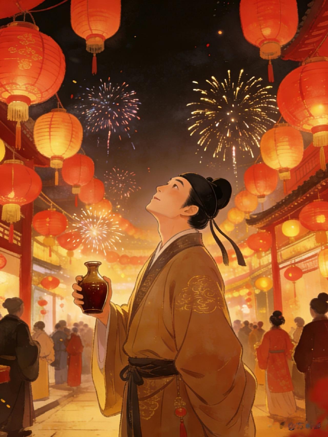 沁园春/元夕醉吟
文/方尚春

玉漏休催，
冰轮西坠，
独倚画栏。
望长天寂寂，