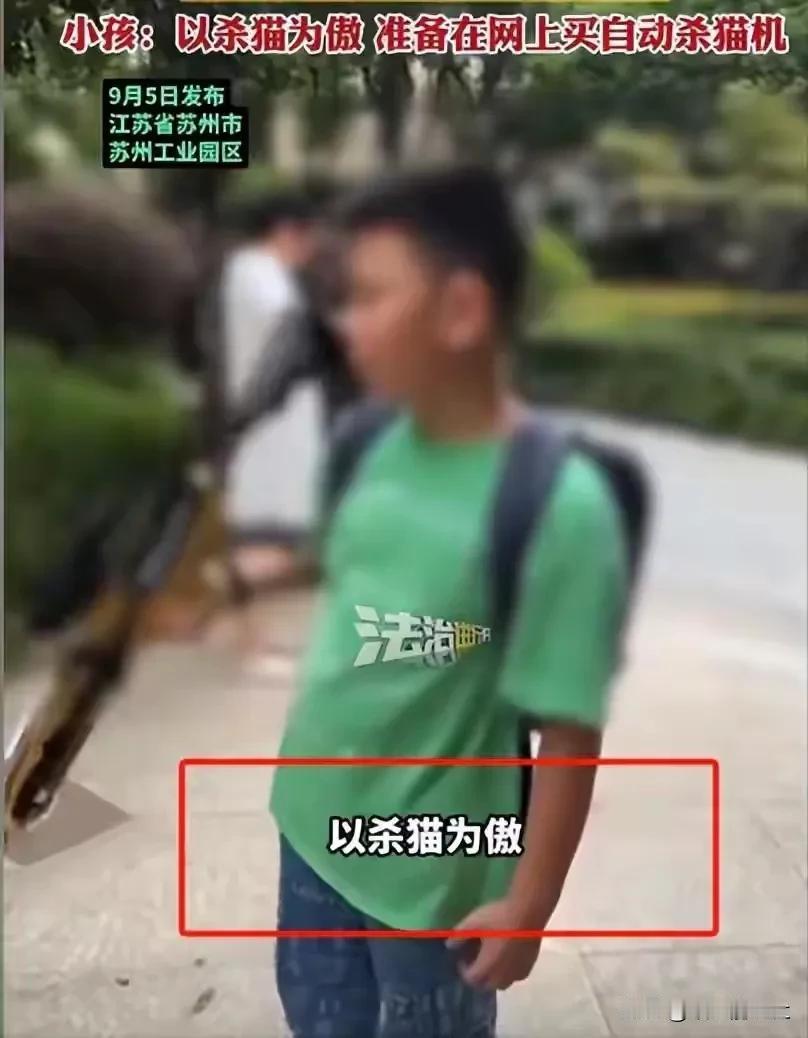 近日，一则令人震惊的消息在网络上迅速传播：一名男孩竟然自曝以杀猫为傲，甚至在网上