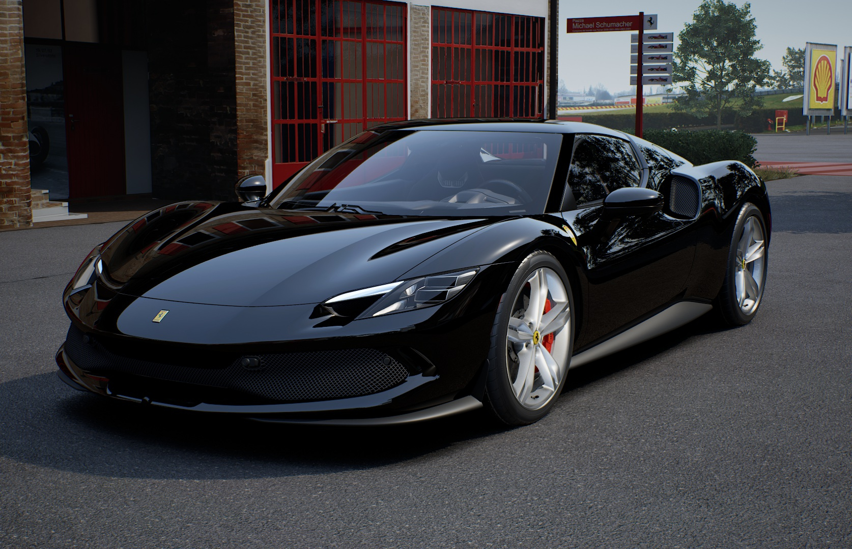 法拉利(ferrari) 法拉利 296GTB 黑黑 港口现车 本月可提选配： 