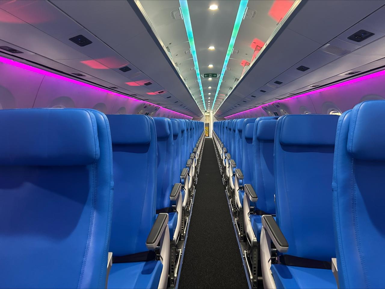 近日，卢森堡航空接收该航司首架E195-E2飞机，这架飞机预计2026年1月15