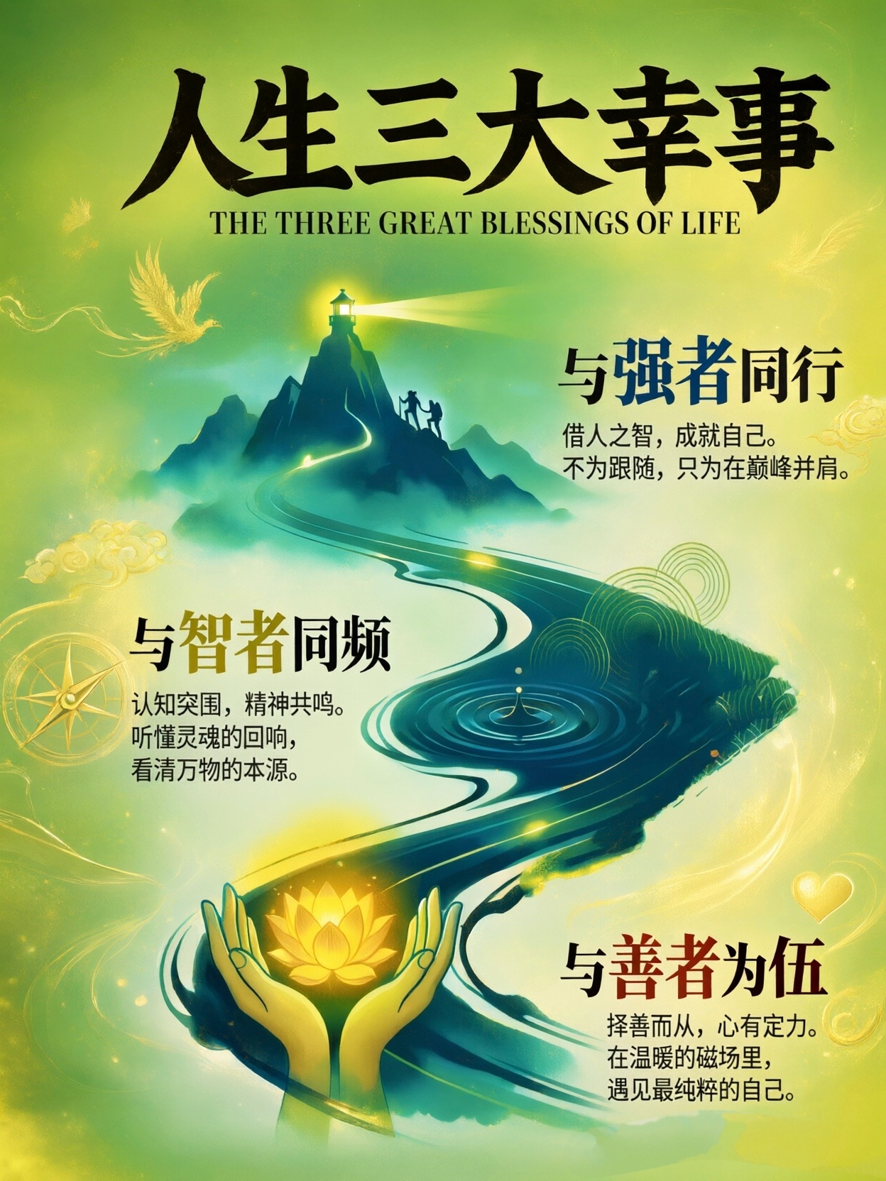 为什么你努力了却还在原地？因为你的圈子限制了你的高度！🚀真正的捷径只有三条：1