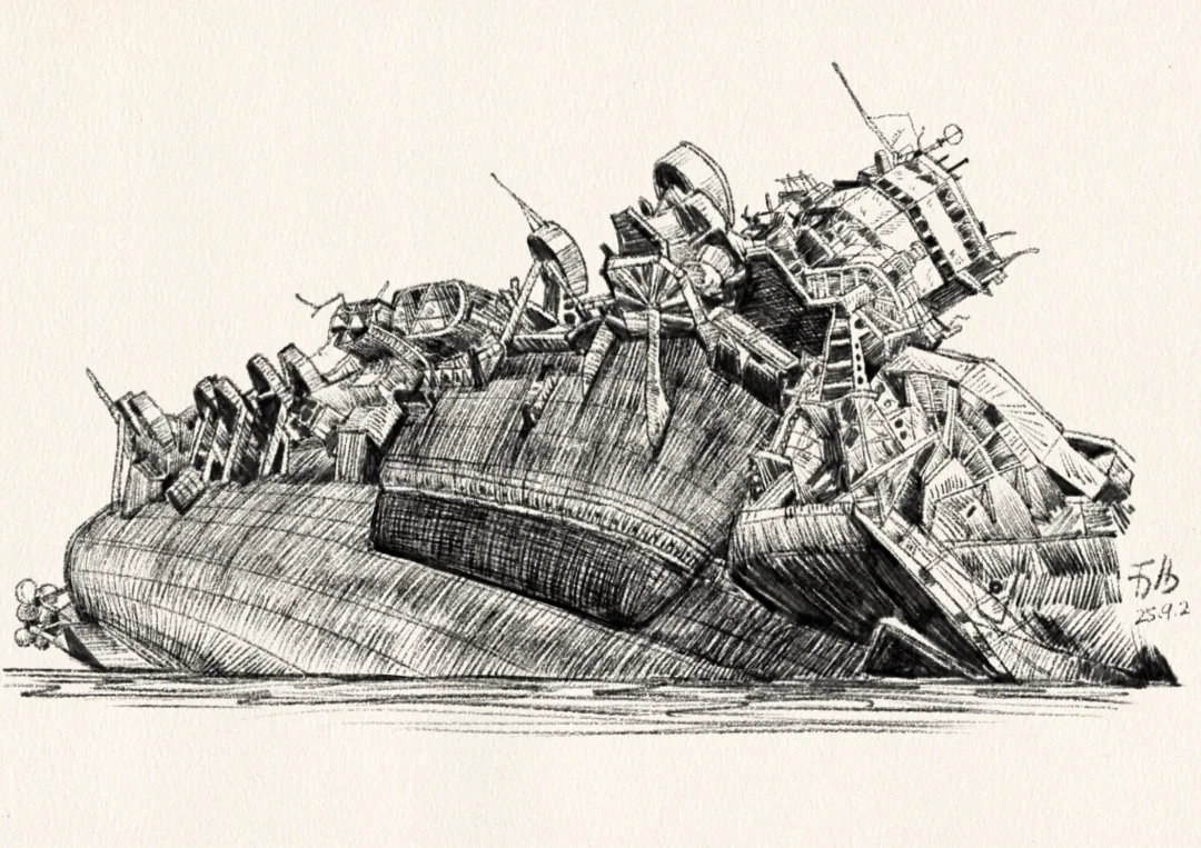 速写存档｜天城号航母