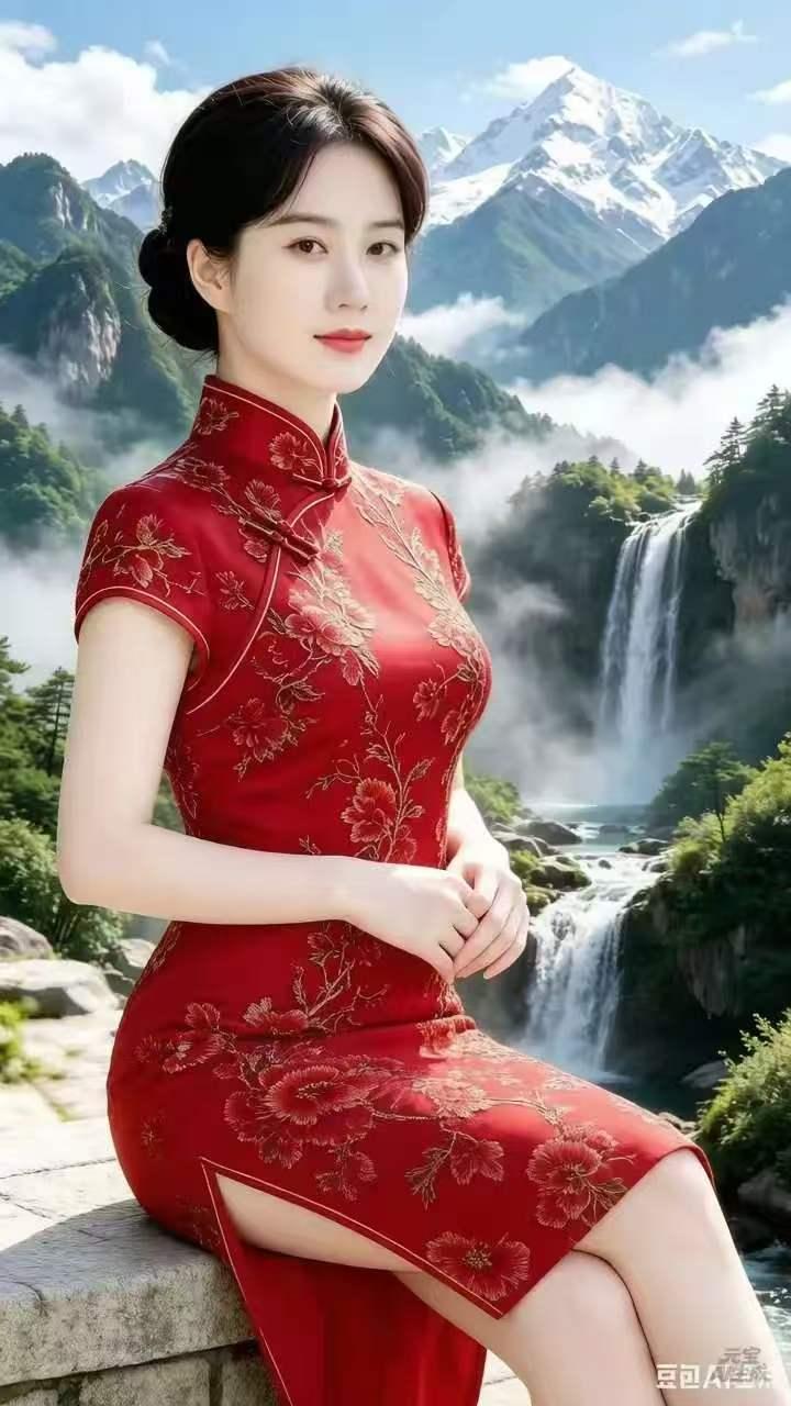 忆秦娥.旗袍韵
风华绰，
东方独蕴玲珑魄。
玲珑魄，
丰姿温婉，
不须清弱。
