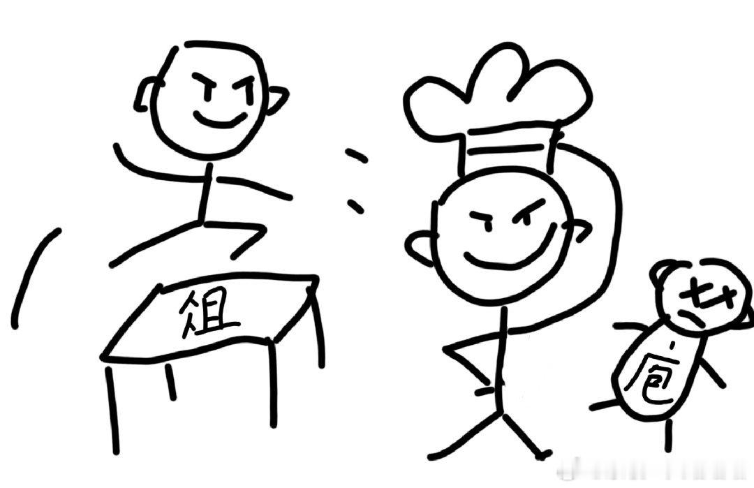 【漫画成语】气笑了我真的是，某些人，你又不是我们团队的人，凭什么替我们表态啊！你