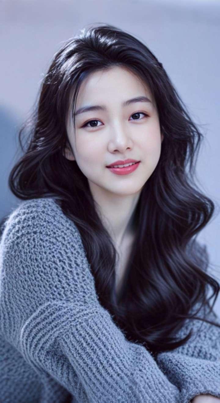 AI扩图 AI墨韵佳人