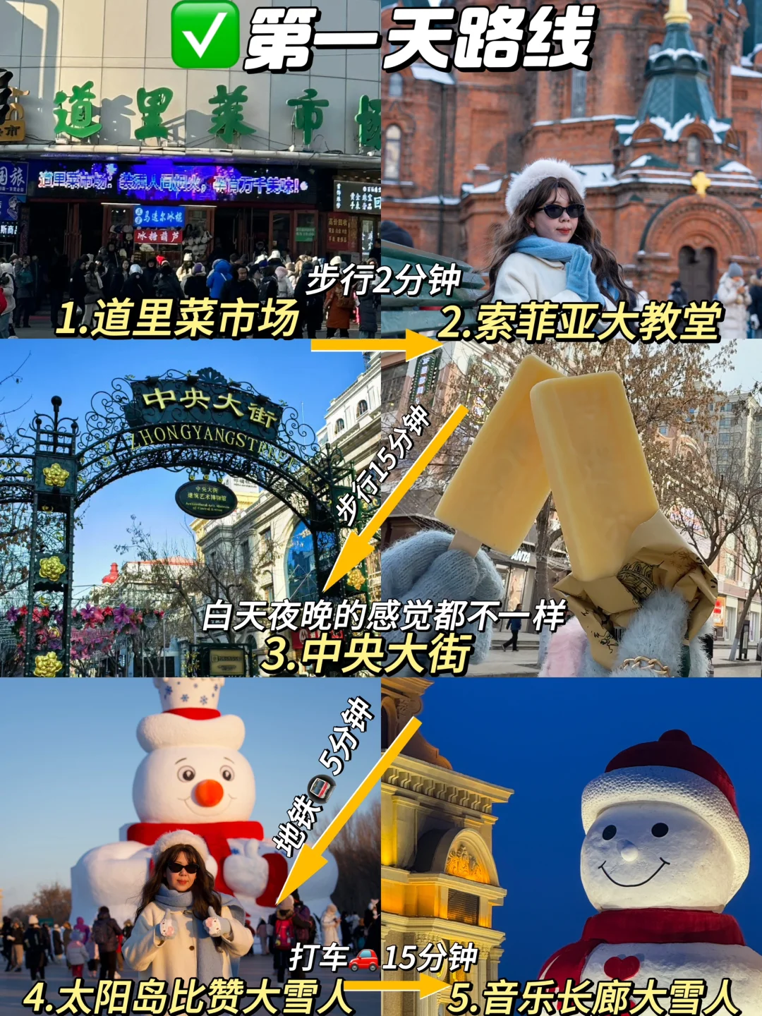 哈尔滨4天3晚保姆级攻略分享‼️放心码住‼️