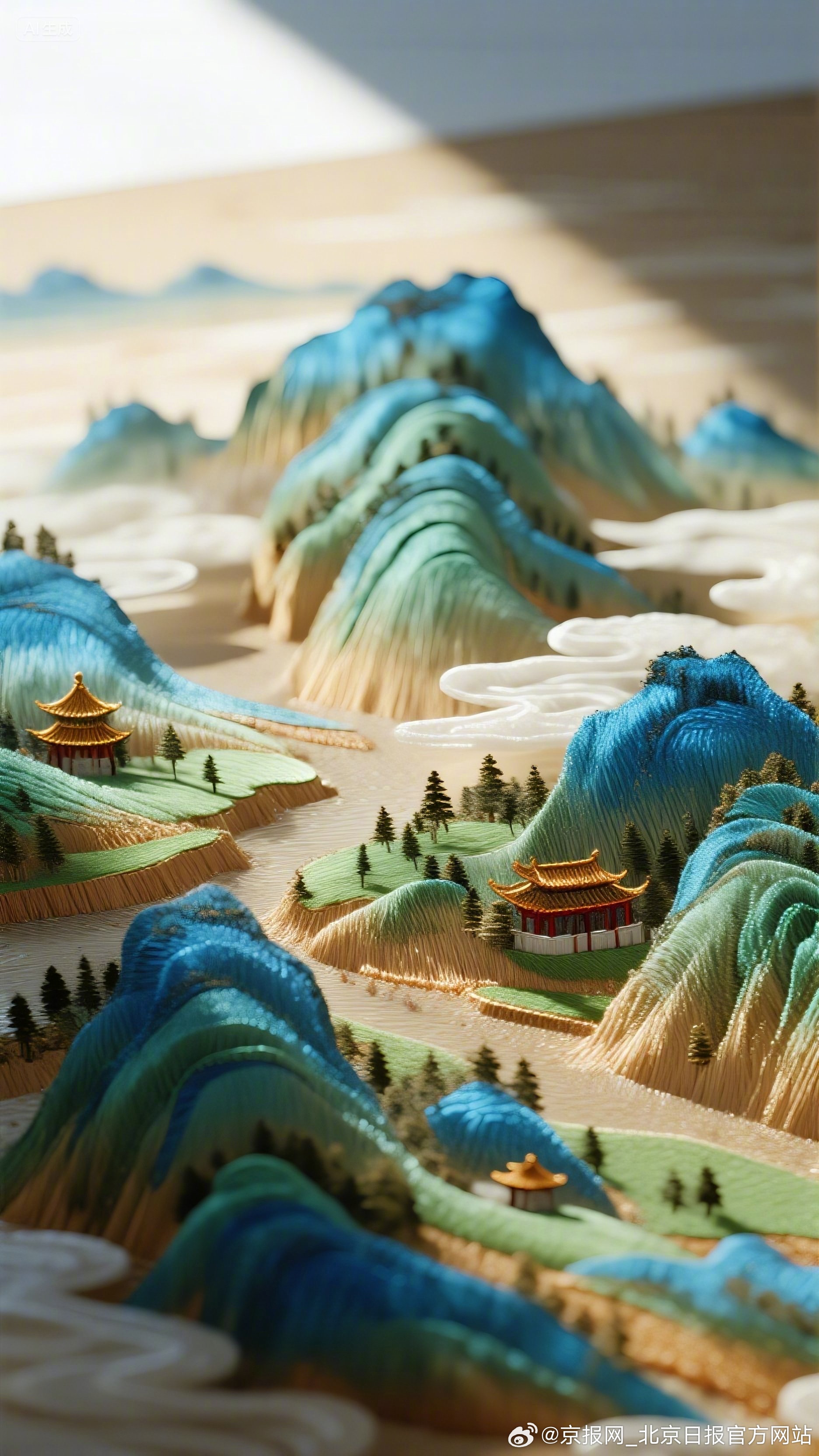 #AI看见京绣另一种可能#【我AI北京｜京绣AI北京】#我AI北京第二届城市形象