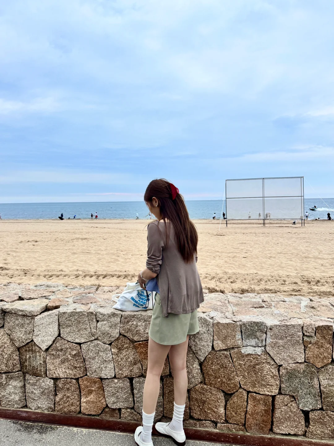 8月在「阿那亚」的海边穿搭☁️