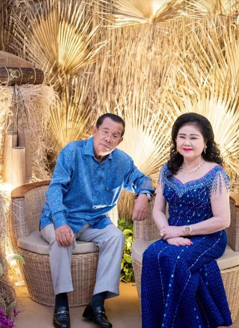 洪森老婆文拉妮，不愧是柬埔寨唯一一个女亲王！每逢出门必然是珠光宝气，身上一定佩戴