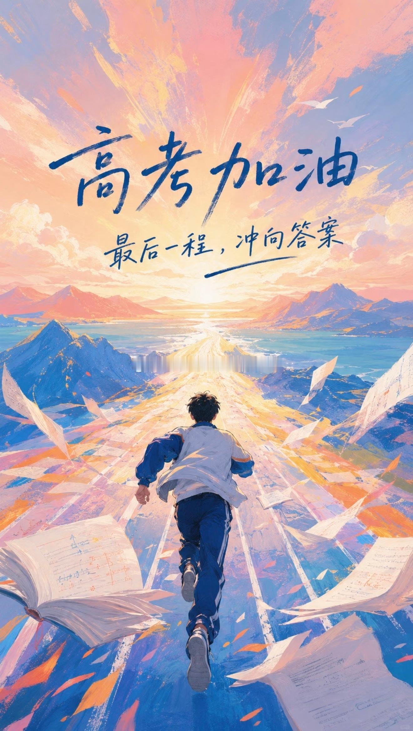 愿你落笔有光，一路生花。愿你在这个夏天，能为自己的青春交出一份满意的答卷。愿你乘