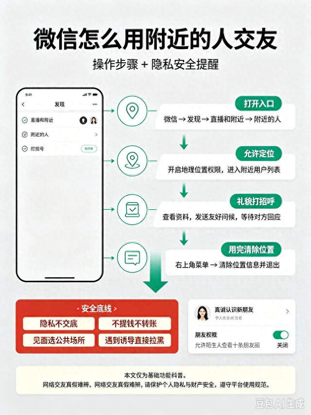微信怎么用“附近的人”交友？按这些步骤操作，轻松认识新朋友！