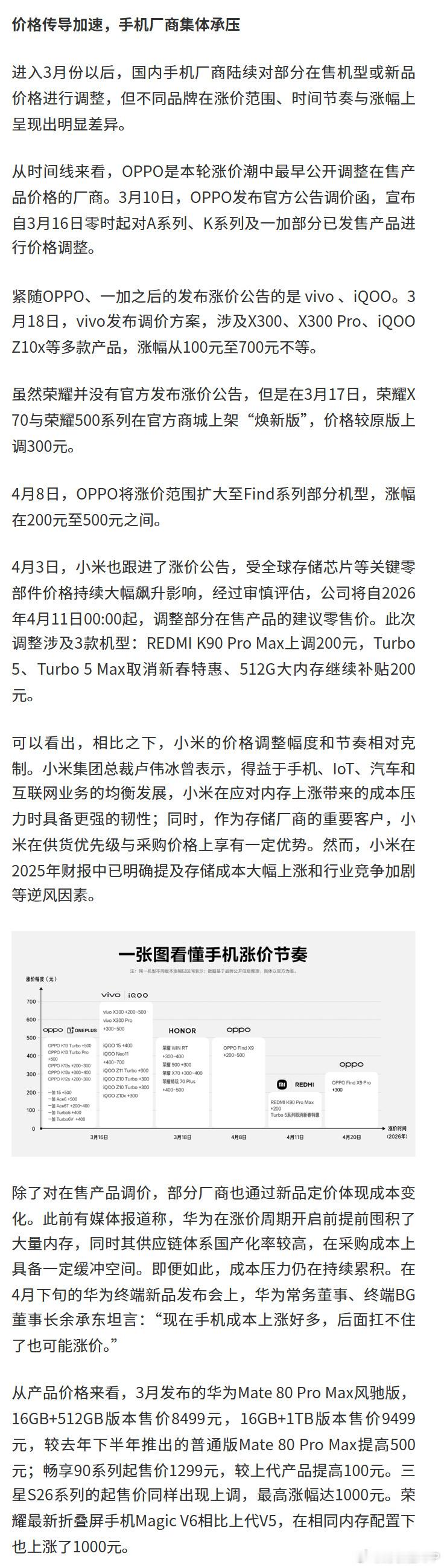 卢伟冰称内存涨价618成最佳购机期别再当等等党了，这次等等党真的要输麻了。整个行