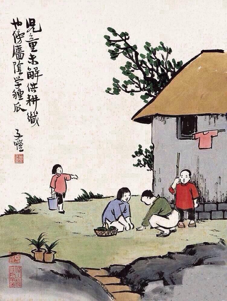 【丰柳燕：画尽春风杨柳，藏着最朴素的处世哲学】
在近现代文人画里，丰子恺的笔墨总