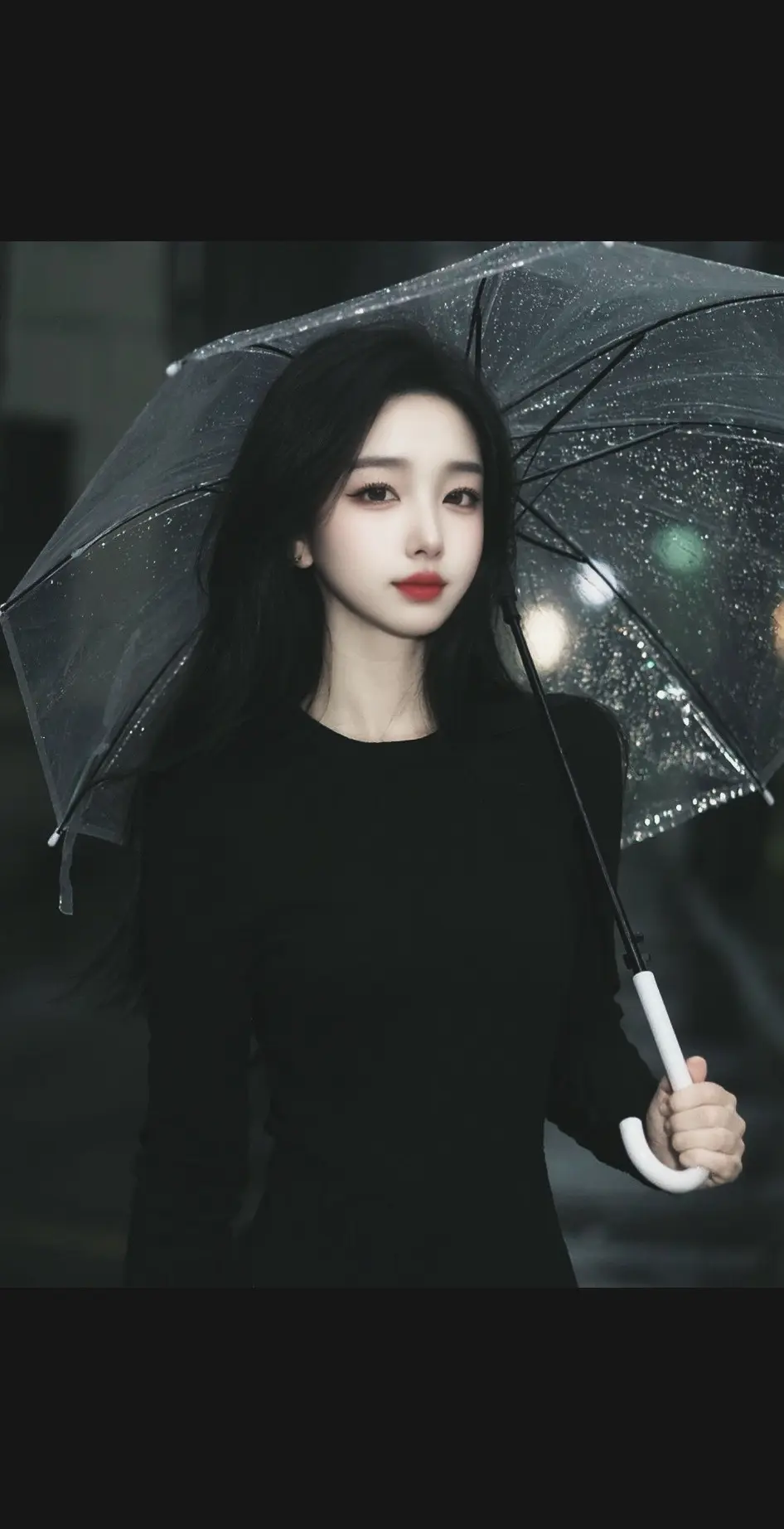 AI雨幕写真 原创视频 暗黑系 雨天拍照 情绪