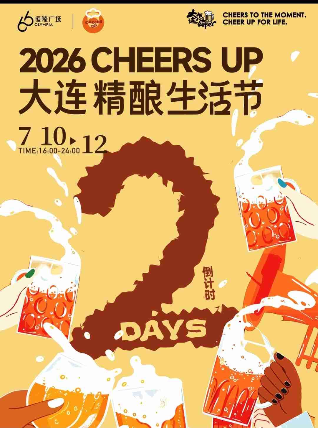 我的今日状态：🥲强颜欢笑
我这里的天气：☀️晴天

大连夏日微醺序章即将开启