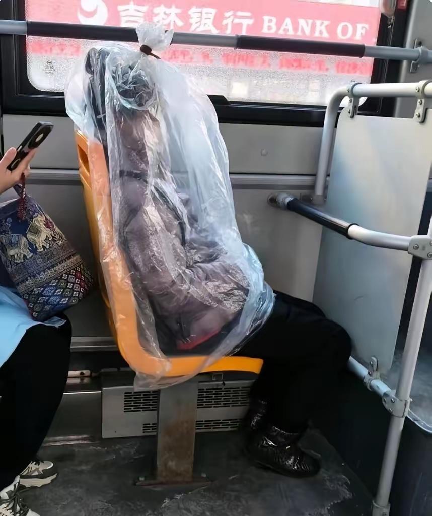 大晴天的
公交前门打开
上来一蒙面人
他刷了卡
坐在了老年人专坐上
我想他该取下